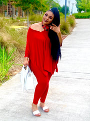 Sophia Oversized Poncho Set